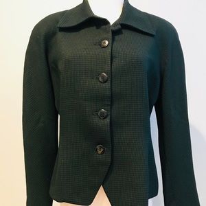 Vintage green wool jacket